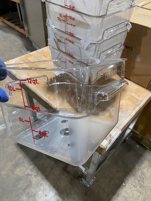 NEW! Cambro 12QT Square Food Storage Container! 6x Your Bid! MODEL 12SFSCW - Image 6 of 9