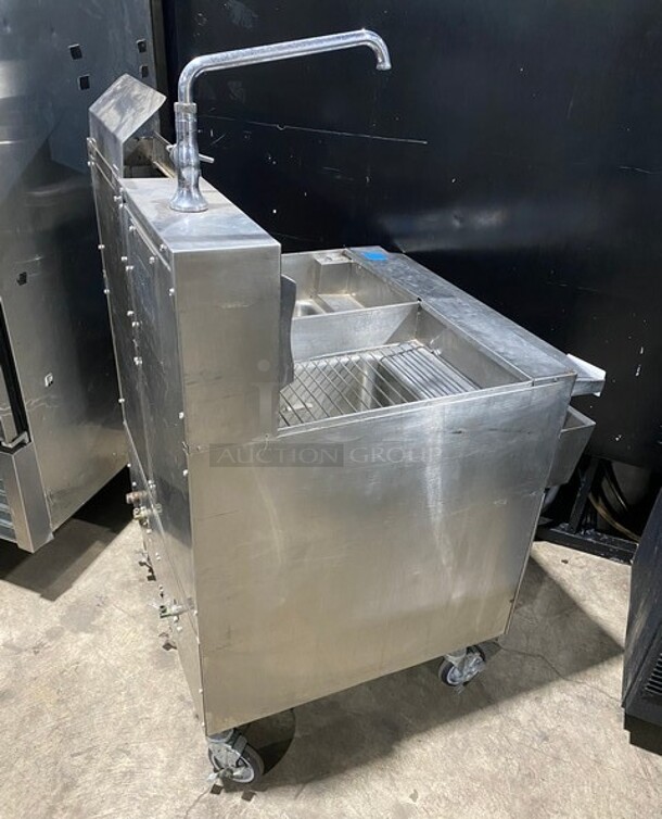 Keating Stainless Steel Gas Powered 2 Bay Pasta Cooker! On Casters!  - Image 4 of 11