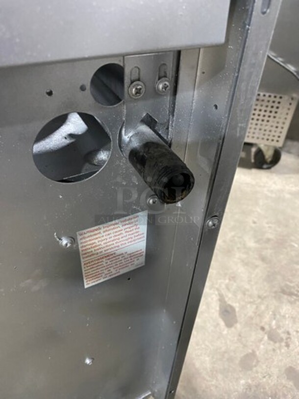 Sunfire Commercial Natural Gas Powered 6 Burner Stove! With Raised Back Splash And Salamander Shelf! With Oven Underneath! All Stainless Steel! On Casters! - Image 8 of 8