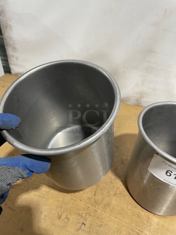 Vollrath Stainless Steel Assorted Bain Marie Pots! 4X Your Bid!  - Image 5 of 8