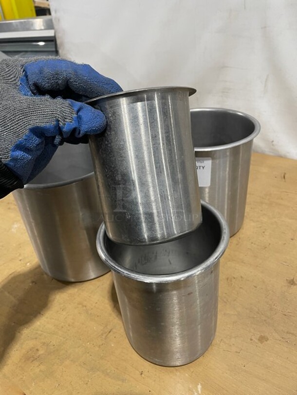 Vollrath Stainless Steel Assorted Bain Marie Pots! 4X Your Bid!  - Image 8 of 8