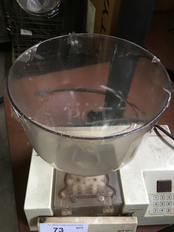 Edhard Commercial Countertop Donut Pastry Filler! With Poly Clear Donut Pastry Hopper! Model: MK 120V 60HZ - Image 5 of 7