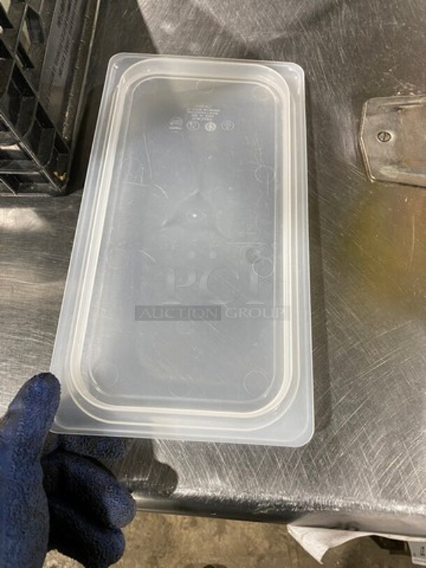 ALL ONE MONEY! Cambro Clear Poly Food Container Lids! - Image 3 of 6