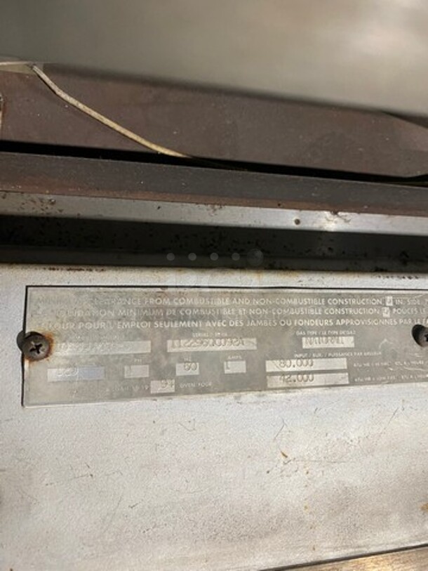 WOW! Blodgett Electric Powered Single Deck Pizza/Baking Oven! All Stainless Steel! On Legs! WORKING WHEN REMOVED! Model: 1048DD/AA-S SN: 112296QC092A 120V 60HZ 1 Phase - Image 9 of 10