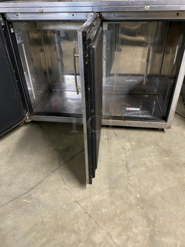Perlick Commercial 2 Door Bar Back Cooler! Solid Stainless Steel! NOT TESTED! Model: BS60 SN: 654035 115V 60HZ 1 Phase - Image 5 of 7