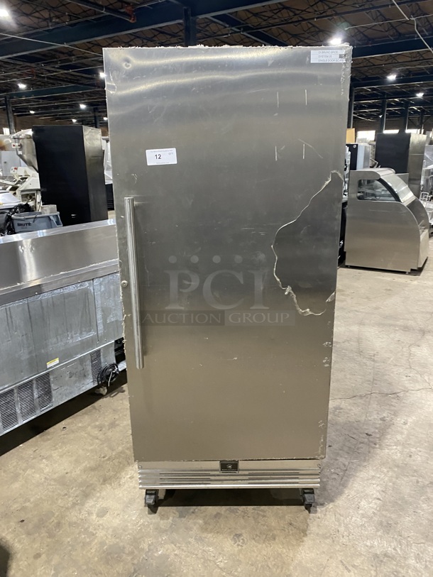  Kelvinator Commercial Stainless Steel Single Door Reach In Freezer! On Commercial Casters! MODEL: KCBM180FQYB SN: WB91149734 115 Volts, 1 Phase - Image 1 of 7