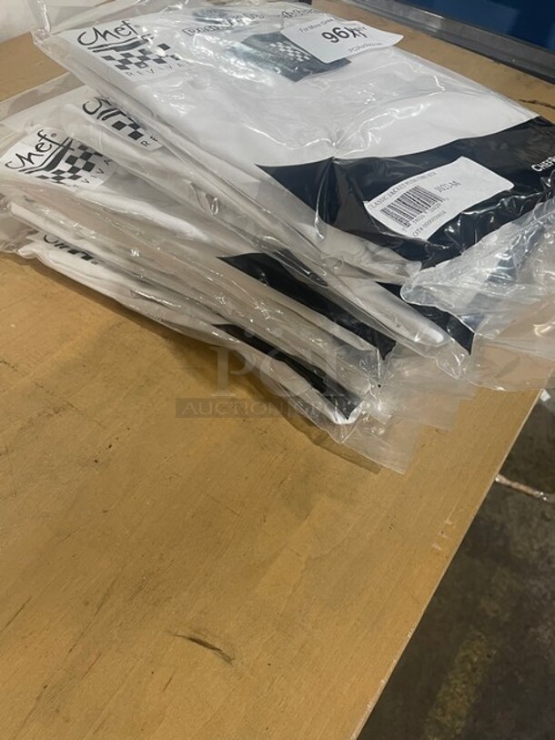 Chef Revival Classic Jacket Push-Thru Button! Size Medium!  7x Your Bid! - Image 4 of 4