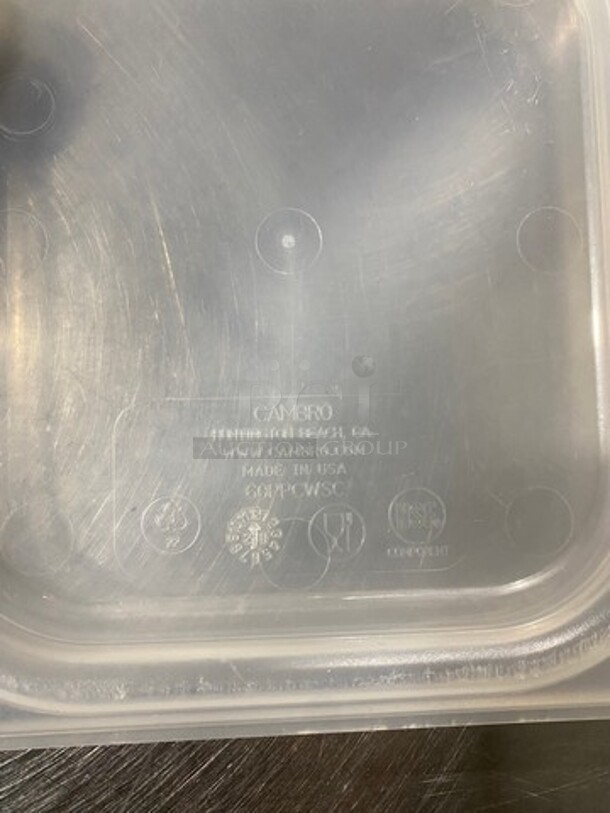 ALL ONE MONEY! Cambro Clear Poly Food Container Lids! - Image 4 of 6