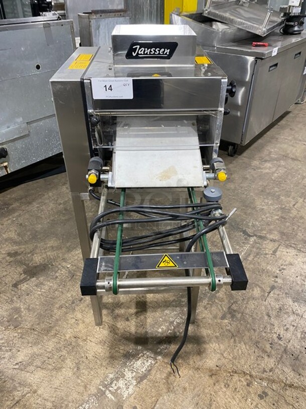 Great! Janssen Commercial Heavy Duty Pastry Forming Machine! Model FF2500 Serial 400Y23UV! On Stand With Legs - Image 1 of 8