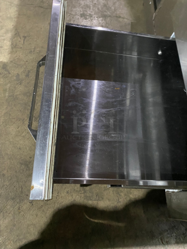 Leader Commercial 2 Drawer Chef Base/Equipment Stand! All Stainless Steel! On Casters! Model: LB48S/C SN: PU05M0037b 115V 60HZ 1 Phase - Image 6 of 8