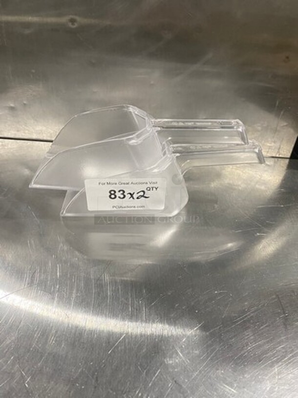 NEW! Clear Poly Ingredient Scooper! 2x Your Bid! - Image 1 of 4