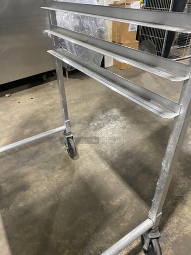 Metal Commercial Pan Transport Rack! On Casters! - Image 3 of 6