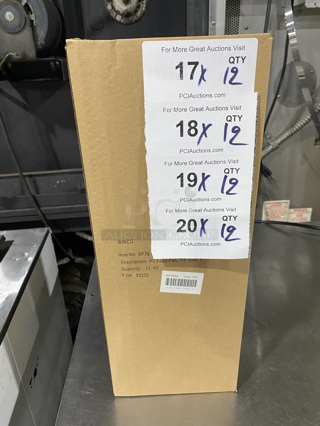  New In The Box! Winco 1/6 Poly Food Pans! 4 Inch Deep! 12 x You Bid!