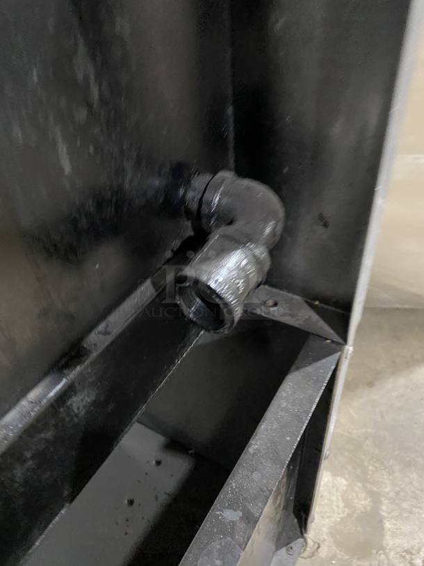 All Stainless Steel! Natural Gas Powered Commercial Char Broiler Grill! On Equipment Stand W/Under Shelf on Commercial Casters! - Image 8 of 8