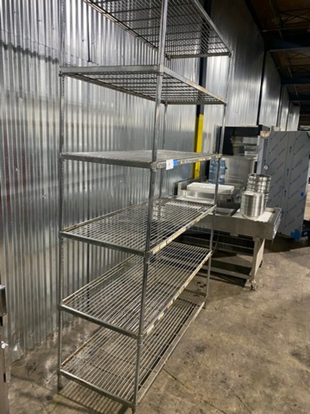 BEAUTIFYL! Postmaster Commercial 6 Tier Metal Shelf! On Legs! - Image 4 of 8