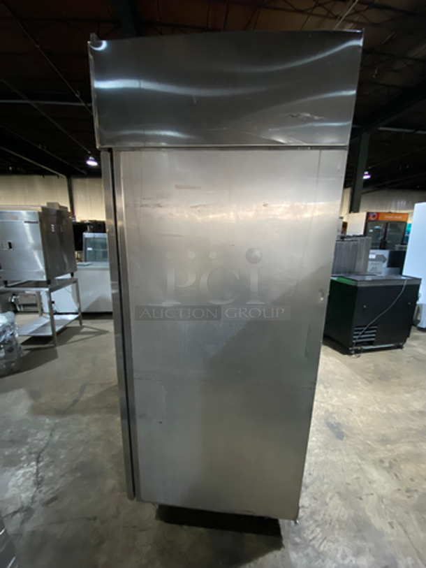COOL! Delfield Commercial 3 Door Reach In Freezer! With Poly Coated Racks! All Stainless Steel! On Casters! Model: 6176S SN: BJP549634T 115V 60HZ - Image 2 of 11