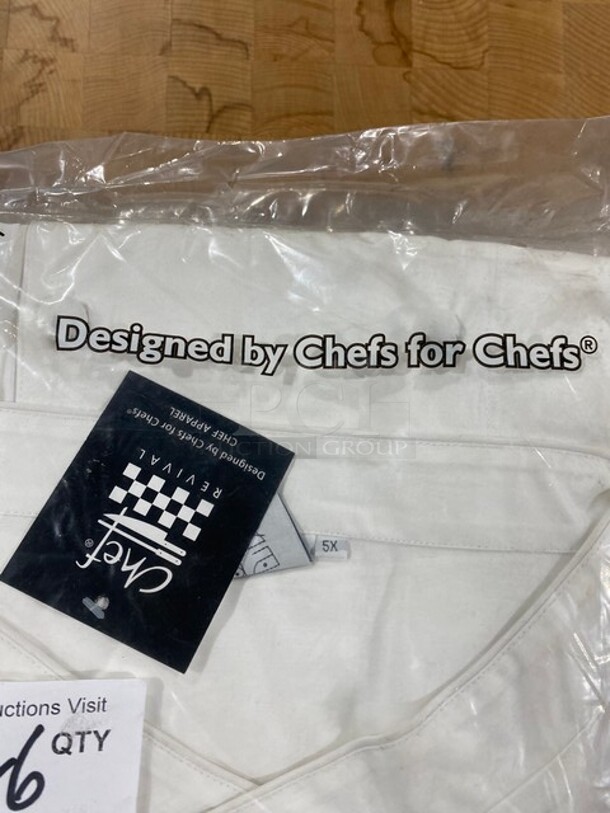 NEW! Chef Rivival Corporate Jacket! Size 5x! 6x Your Bid! - Image 2 of 4