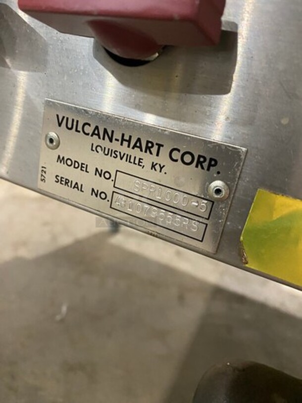 WOW! BRAND NEW! NEVER USED! Vulcan Commercial Natural Gas Powered 5 Ring Jet Burner Stock Pot! All Stainless Steel! On Legs! Model: SPR10005 SN: 481079555RS - Image 7 of 10