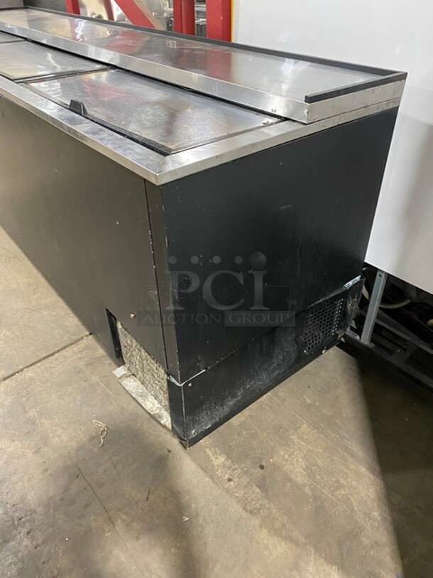 Turbo Air Refrigerated Beer Bottle Cooler! With 3 Top Sliding Doors!  MN:TBC-95DB, 120V 60Hz 7.8Amp! - Image 2 of 9