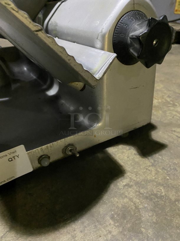 Hobart Commercial 12 Inch Blade Countertop Meat/Deli Slicer! All Stainless Steel! 115V 1 Phase! - Image 6 of 7