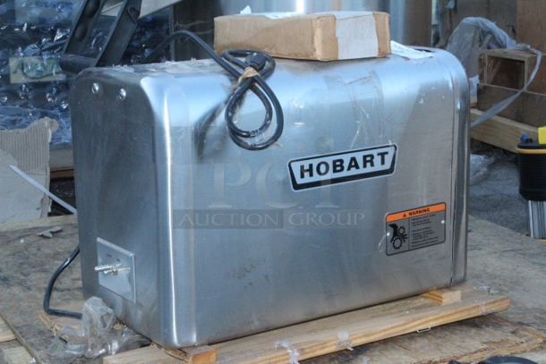 BRAND NEW SCRATCH & DENT! Hobart 4822-34 #22 Meat Grinder / Chopper 120V - 1 1/2 hp. Front of the unit is dented. S/N:31-1667-376 12-13/16x29-7/8x23-1/4 - Image 3 of 8