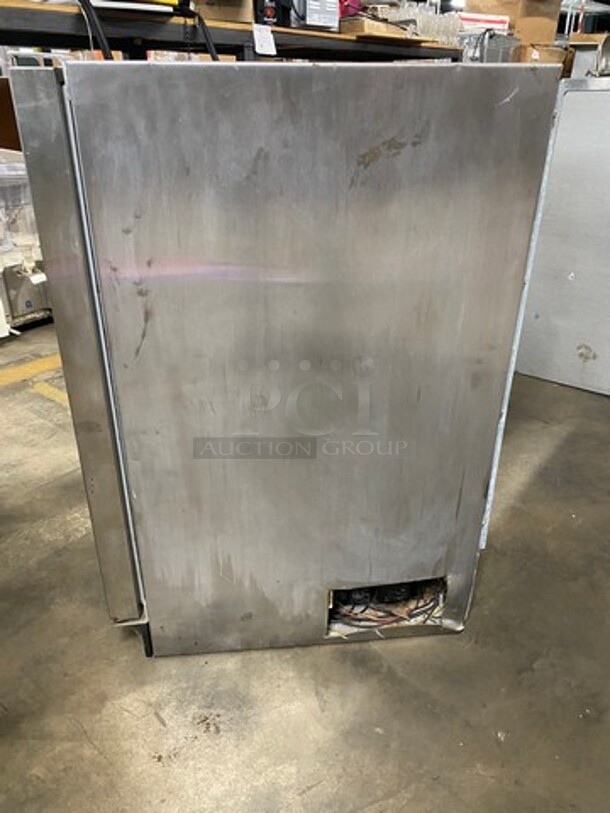 Uline Commercial Countertop Single Door Reach In Refrigerator/Freezer! All Stainless Steel! - Image 2 of 9