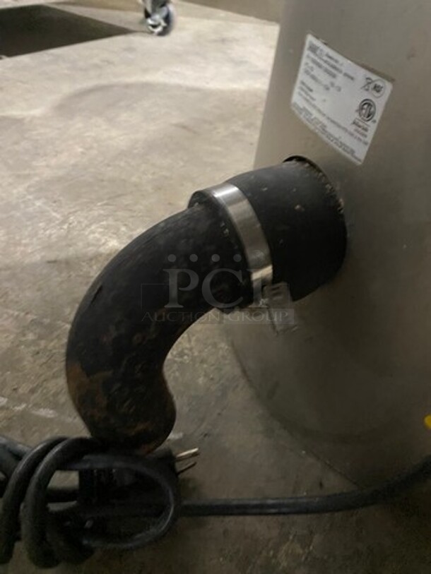 Sammic Commercial Countertop Electric Powered Potato Peeler! Stainless Steel! Model: PI10 SN: 10006081300009 120V 60HZ 1 Phase - Image 7 of 9