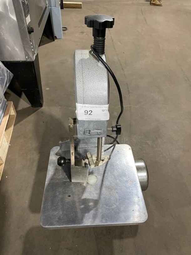 Commercial Countertop Bone/ Meat Saw! All Stainless Steel! Model: JG210 110V - Image 1 of 7