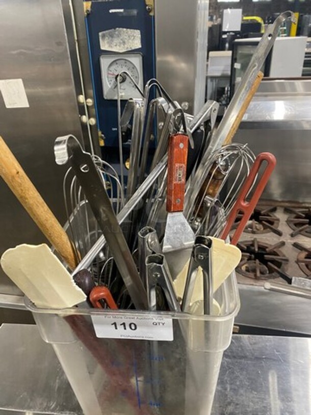 ALL ONE MONEY! MISCELLANEOUS! Includes Assorted Tongs, Handheld Whisks And More! - Image 3 of 10