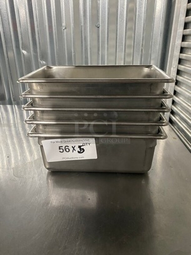 Commercial 1/3 Deep Drop In Pan! 5 X Your Bid! - Image 1 of 7