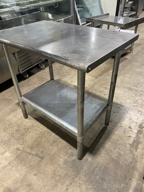 Hally Solid Stainless Steel Work Top/ Prep Table! With Storage Space Underneath! On Legs! - Image 4 of 8