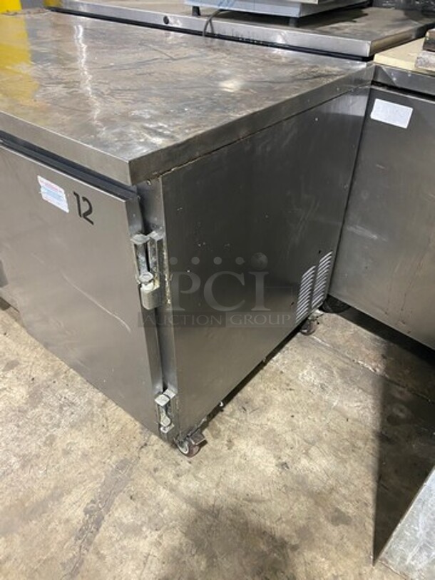 Leader Commercial 2 Door Lowboy/Worktop Cooler! All Stainless Steel! On Casters!  MODEL ESLB60SC SN:NL10M0086 115V 1PH - Image 2 of 9