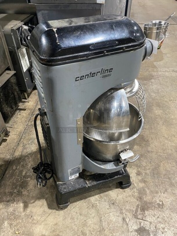 Centerline by Hobart HMM20-1STD Metal Commercial Countertop Dough Mixer w/ Stainless Steel Mixing Bowl, Bowl Guard !MODEL HMM20 SN:EX0001433 120V 1PH  - Image 4 of 10