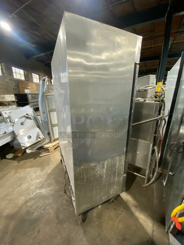 True Commercial 2 Door Reach In Cooler! Poly Coated Racks! All Stainless Steel! On Casters! Model: T49 SN: 8066652 115V 60HZ 1 Phase - Image 4 of 9