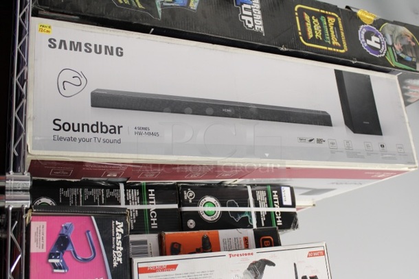OUTSTANDING!! Samsung HW-MM45 2.1 Soundbar 320W Wireless Sub - Black
22.10 x 38.40 x 10.20
