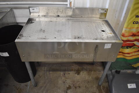 Krowne Stainless Steel Commercial Drain Board. 36x21x34