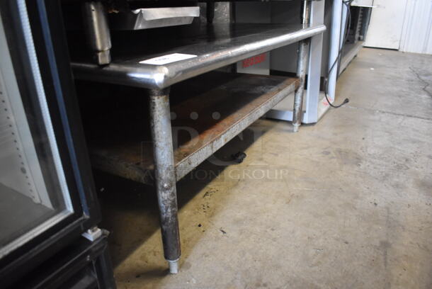 Stainless Steel Equipment Stand w/ Metal Under Shelf. 