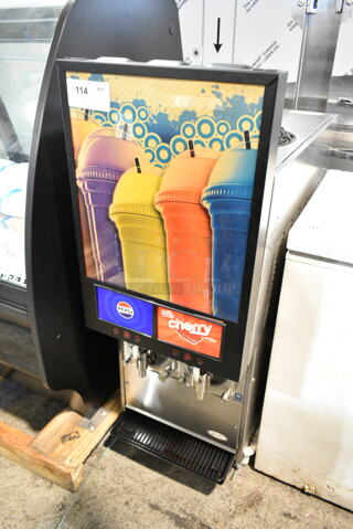 Cornelius VPR 2FL Stainless Steel Commercial Countertop 2 Flavor Frozen Beverage Machine. 115 Volts, 1 Phase. Cannot Test Due To Plug Style