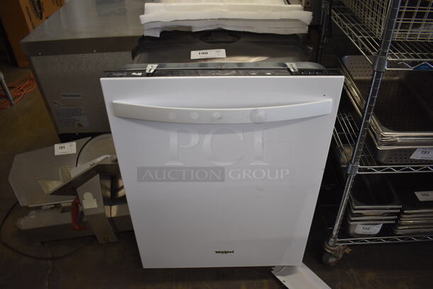 BRAND NEW SCRATCH AND DENT! Whirlpool WDT730PAHW 0 Metal Undercounter Dishwasher. 24x24x35 - Image 1 of 9