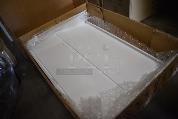 2 BRAND NEW IN BOX! True White Metal Shelves. 26x18x4. 2 Times Your Bid! - Image 3 of 5