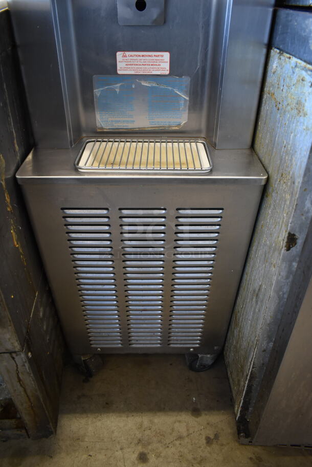 2015 Taylor 358-27 Stainless Steel Commercial Floor Style Air Cooled Single Flavor Soft Serve Ice Cream Machine on Commercial Casters. 208-230 Volts, 1 Phase. - Image 3 of 10