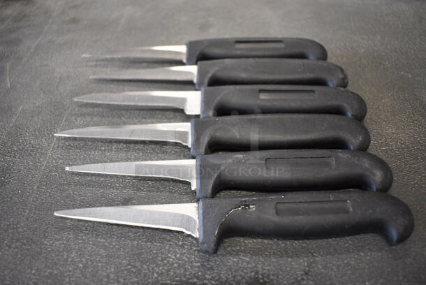 6 Sharpened Stainless Steel Paring Knives. Includes 7". 6 Times Your Bid! - Image 4 of 4