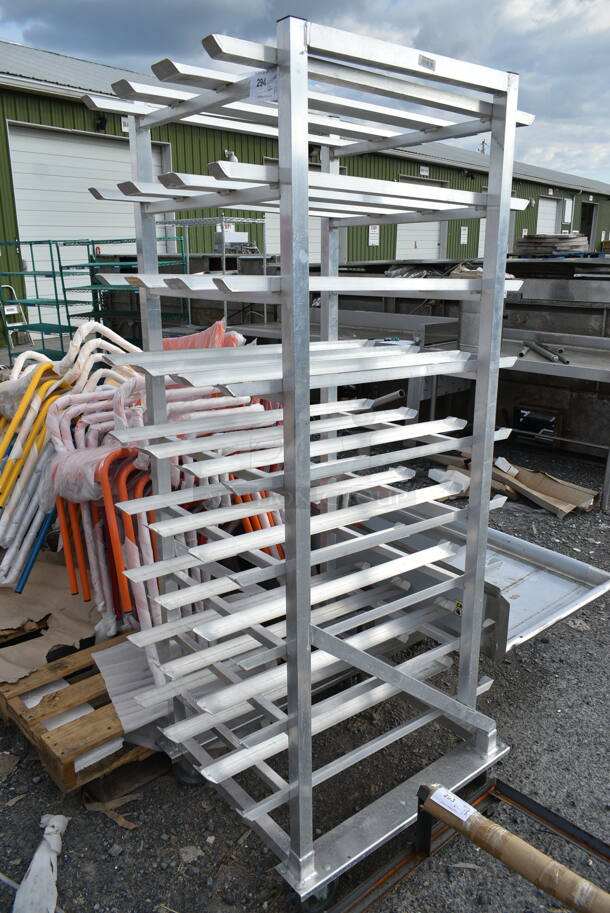 Regency 600CANRK162M Metal Commercial Full-Size Mobile Aluminum Can Rack for #10 and #5 Cans on Commercial Casters.  - Image 3 of 4