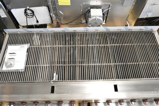 BRAND NEW SCRATCH AND DENT! Vulcan ACB72-101 Stainless Steel Commercial Natural Gas Low Profile 72" Medium-Duty Radiant Gas Countertop Charbroiler. 221,000 BTU - Image 6 of 8