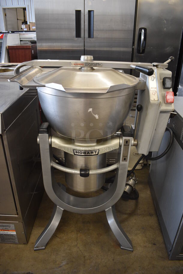 Hobart Model HCM-450 Metal Commercial Floor Style Horizontal Cutter Mixer. 200 Volts, 3 Phase. 32x24x41.5 - Image 9 of 9