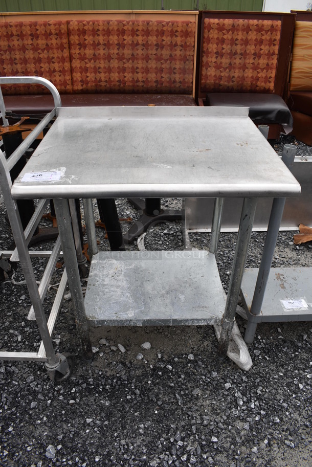 Stainless Steel Commercial Table w/ Metal Under Shelf. 30x24x36 - Image 2 of 4