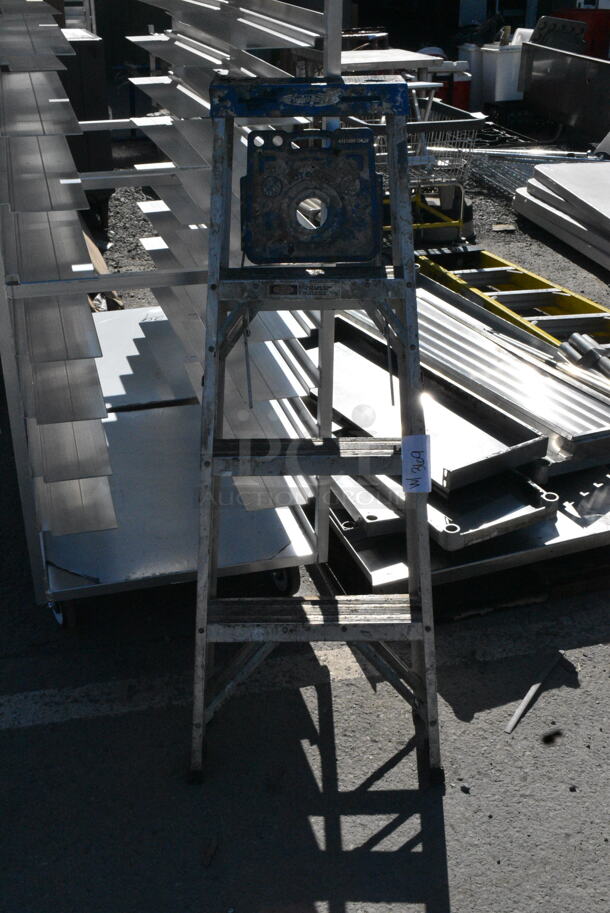 3 Items; Werner Riser and 2 A Frame Ladders. 25x6x100, 20x5x48, 40x12x2. 3 Times Your Bid!  - Image 3 of 4