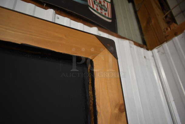 3 Framed Blackboard Menu Signs. 3 Times Your Bid! - Image 3 of 5