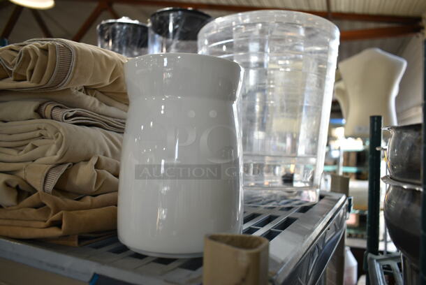 ALL ONE MONEY! Tier Lot of Various Items Including Glasses, Spatulas, Fabric - Image 8 of 8