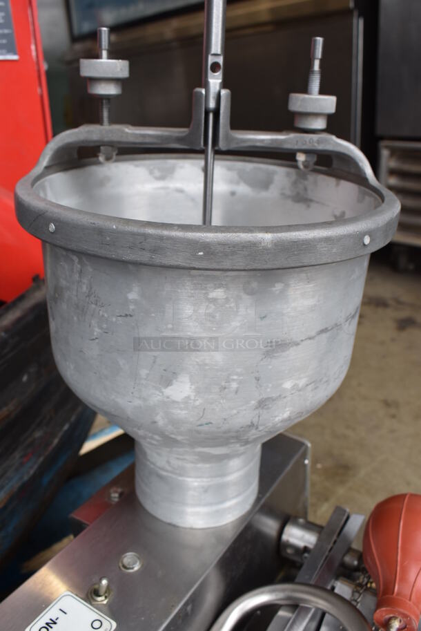 Belshaw MKI-GP Mark I Stainless Steel Commercial Countertop Donut Robot w/ Hopper. Missing Arm. 120 Volts, 1 Phase. 34x15x12 - Image 9 of 11